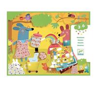 Mosaique mousse des animaux Jaune G