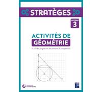 Activités de géométrie - Niveau 3 - CM1 - CM2 (+ ressources numériques): et suivi de progrès avec des ceintures de compétences