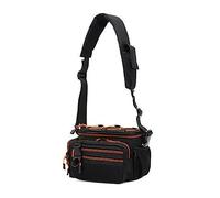 Activités de plein air Sac à bandoulière de grande capacité Sac de taille Sac à bandoulière Sac de pêche Sac spécial de pêche Sac à bandoulière de loisirs Sac de pêche Sac fourre-tout Sac à dos, Noir