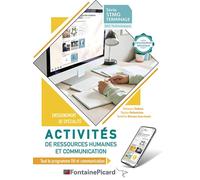 Activités de ressources humaines et communication terminale stmg - C CODRON - Fontaine Picard Eds - broché - Scolaire / Universitaire