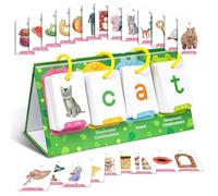 Activités Interactives D'orthographe phonétique | Jeux De Cartes Éducatives pour, Éléments Essentiels pour L'apprentissage À La Maison avec des Anneaux De Cartes, Parfait pour Les Petits