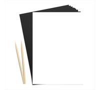 Activités manuelles avec du papier à gratter - Fournitures scolaires indispensables - Jeu créatif et amusant pour les enfants - Idée cadeau