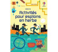 Activités pour espions en herbe - Dès 6 ans - Kate Nolan - Usborne - broché - Livre-jeu
