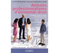 Activités Professionnalisées D'économie-Droit 1e Bac Pro Tertiaire