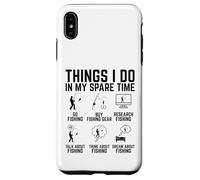 Activités que je fais pendant mon temps libre : pêche, père pêcheur, plein air Coque pour iPhone XS Max