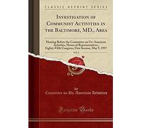 Activities, C: Investigation Of Communist Activities In The