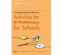 Activities for B1 Preliminary for Schools by Rebecca Adlard Paperback Book Rebecca Adlard (Auteur)