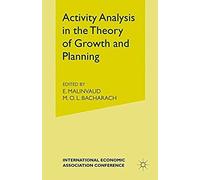 Activity Analysis In The Theory Of Growth And Planning