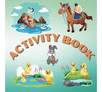 Activity Book: Coloring Fun and Guess the Name of the Song, 8.5 x 8.5" - 43 sheets