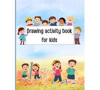 Activity book for kids: Draw in 4 steps
