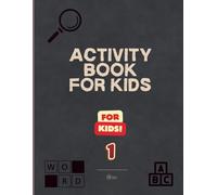 Activity book for kids: Place the correct letter!