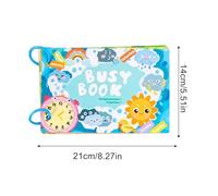 Activity Book, Interactive Toy with Educational Design, Learning Book for Toddler, Bright Color Pages, Sturdy Material Feature, Preschool Tool, Study Accessory for Kids