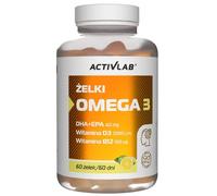 Activlab Gummies Omega 3, Citron vert-Citron - 60 gommes