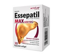 Activlab Pharma Essepatil EXTRA MAX 600 mg 30 gélules - Haute teneur en lécithine de soja, lécithine de soja pour le foie, le système nerveux et le cholestérol