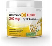 Activlab Pharma Vitamine C 2000 mg + Zinc 25 mg FORTE - Complément alimentaire hautement dosé, 500 g