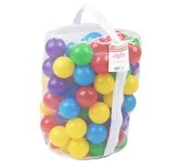 Activo 100 Playballs Coloré Mini Plastique Boules En Filet Éclair Sac Baignoires
