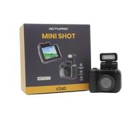 ActivPro Mini Shot V340 | Mini appareil photo numérique | Carte mémoire de 128 Go et étui de voyage | Écran LCD | HD 1080p | Rechargeable | Porte-clés caméra | Enregistreur vidéo de poche | Cadeau