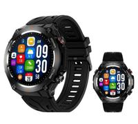 ActivPro Montre intelligente GPS | Écran HD de 1,44" | Montre intelligente pour homme | Répondre/passer un appel | Tracker d'activité étanche | Pression cardiaque/artérielle | Cadeau | Montre