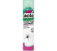ACTO | AÉROSOL SPÉCIAL ARAIGNÉESLONGUE PORTÉE 3 MÈTRES | Contre toutes les espèces d’araignées jeunes et adultes qui envahissent la maison. | ARAI1