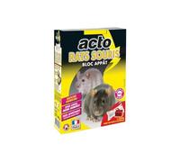 Acto Appât pour rats et souris – 12 blocs × 20 g (240 g) – Très attractif, dératisation efficace