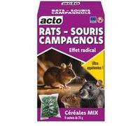 ACTO Cereal Mix Appât Rodenticide Prêt à l’emploi 150 g