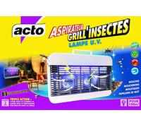 ACTO | GRILLE A INSECTES - ASPIRATEUR LAMPE U.V. | LAMP8