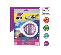 ACTO Lampe led UV, GRILL'INSECTES, protège jusqu'à 20 m²
