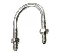 ACTON Etrier fileté pour tube iso avec écrous - Inox A2 Ø22 mm - Boîte de 25 - Vis, pointes, boulons