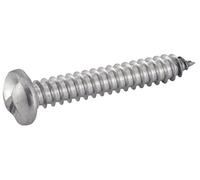 ACTON One Way - Viti a testa cilindrica antimanomissione, in acciaio inox A2, 3,5 x 25 mm, confezione da 100 viti, punte, bulloni