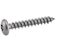 ACTON Vis à bois tête cylindrique large six lobes inviolable - Avec téton central pour penture - Inox A2 6x30 mm - Boîte de 100 - Vis, pointes, boulons