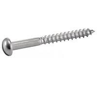 ACTON Vis à bois tête ronde fendue - Inox A2 3x10 mm - Boîte de 200 - Vis, pointes, boulons