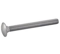 ACTON Vis à métaux tête ronde collet carré - Inox A4 6x60 mm - Boîte de 100 - Vis, pointes, boulons