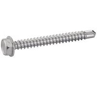 ACTON Vis autoperceuses tête hexagonale à embase - Inox A2 5,5x70 mm - Boîte de 100 - Vis, pointes, boulons