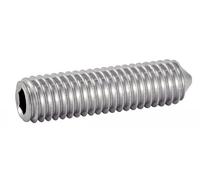 ACTON Vis sans tête six pans creux bout pointeau - Inox A2 2,5x8 mm - Boîte de 100 - Vis, pointes, boulons