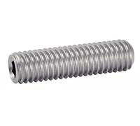 ACTON Vite senza testa esagonale incassata, punta in acciaio inox A4, 10 x 20 mm, confezione da 100 viti, punte, bulloni