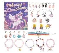 ACTOYS Calendrier de l'Avent Licorne, Calendrier de l'Avent Bijoux 2025, Calendrier de l Avent Bijoux, Calendrier de l Avent Fille, Advent Calendar, pour Ado Fille, Noel, Anniversaires, Nouvel An (A)