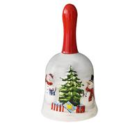 ACTOYS Clochette Noel, Cloche Noel, 14 x 8 x 8 cm, Cloche Noel en Porcelaine, Cloches du Dîner, Décoration Noel Table, Deco Table Noel, pour Restaurants, Bars