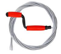 ACTOYS Furet Deboucheur Canalisation Professionnel, 5m x 9mm Deboucheur Canalisation avec Manivelle, Spirale Déboucheur WC, Sonde de Debouchage, Spirale de Nettoyage pour WC Evier Canalisation