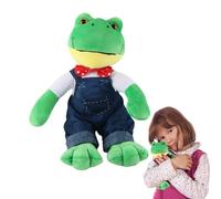 ACTOYS Marionnette à Main Grenouille, Marionnette à Main Kermit, Marionettes Animaux, Jouets en Peluche pour Enfants, Jouets Animaux, Marionnette Ventriloque, Marionnette Main, Noël (Grenouille 25cm)