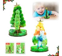 ACTOYS Sapin de Noël Magique, Arbre Magique Enfant, Cristal Magique Arbre de Noël, Magic Tree, Sapin en Papier Coloré, Arbr Magiqu, Cadeau de Noël pour Garçons et Filles