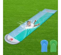 ACTOYS Toboggan de Pelouse, Ventriglisse Aquatique, Tapis de Glisse Eau Enfant Adulte, Toboggans Single avec Arroseur Intégré, Jeu Exterieur Jardin Enfant, Jouets d'Été (B)