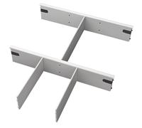 ACTR | Séparateurs - Caisson bureau sur roulettes Gris