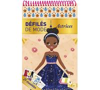 Actrices - bloc à spirale + autocollants - Clémentine Dérodit - Deux Coqs D'or - Boîte ou accessoire - Document jeunesse