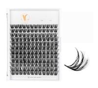 ACTROL ACT-A 0.05 Lot de 2 extensions de cils individuels 14-20 mm Mix D Curl - Naturels et volumineux - Réutilisables - Pour des looks personnalisés - Hypoallergéniques et sans cruauté