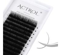 ACTROL Classic Eyelash Extension 0,07 mm C Curl 11-14 mm Plateau mixte Fournitures Noir mat Cils professionnels