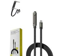 ActSo 2-in-1 Invisible Holder Charger Cable with Stand, 240W Fast Invisible Holder Charger, Nylon Braided Cable 1.5M, for Smartphones,Tablets,Laptops-USB C to USB C