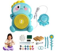 ActSo Children's Mini Pottery Disc Making Turntable,Jouet Tour Potier Électrique (A)