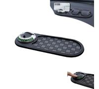 ActSo Multifunction Car Anti-Slip Mat Auto Phone Holder,Multifunctional Car Anti Slip Mat,360° Rotatable Non-Slip Dashboard Mat with Temporary Car Parking Phone Number-E