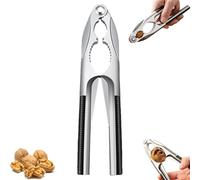 ActSo Nut Crackers for All Nuts,Nutcracker Walnuts,Comes with Four Fruit Forks, Anti Slip Handle Nut Clip, Ergonomic Handle,Metal Nut Cracker Tool for All Sorts of Nuts, Home Kitchen Parties Tools-A