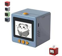 ActSo Sticker Box AI,AI Sticker Box Printer,Smart-AI-Voice Stickerbox Printer,with 2.4" Display,Inkless Portable,Mini for Offices and Schools(C)